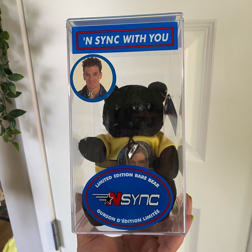 NSYNC 2000 Rare Bear Limited Edition collectible JC y2k